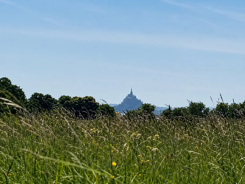 Vue Baie du Mont-Saint-Michel depuis le Domaine de Brion