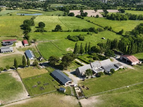 Vue aérienne du domaine